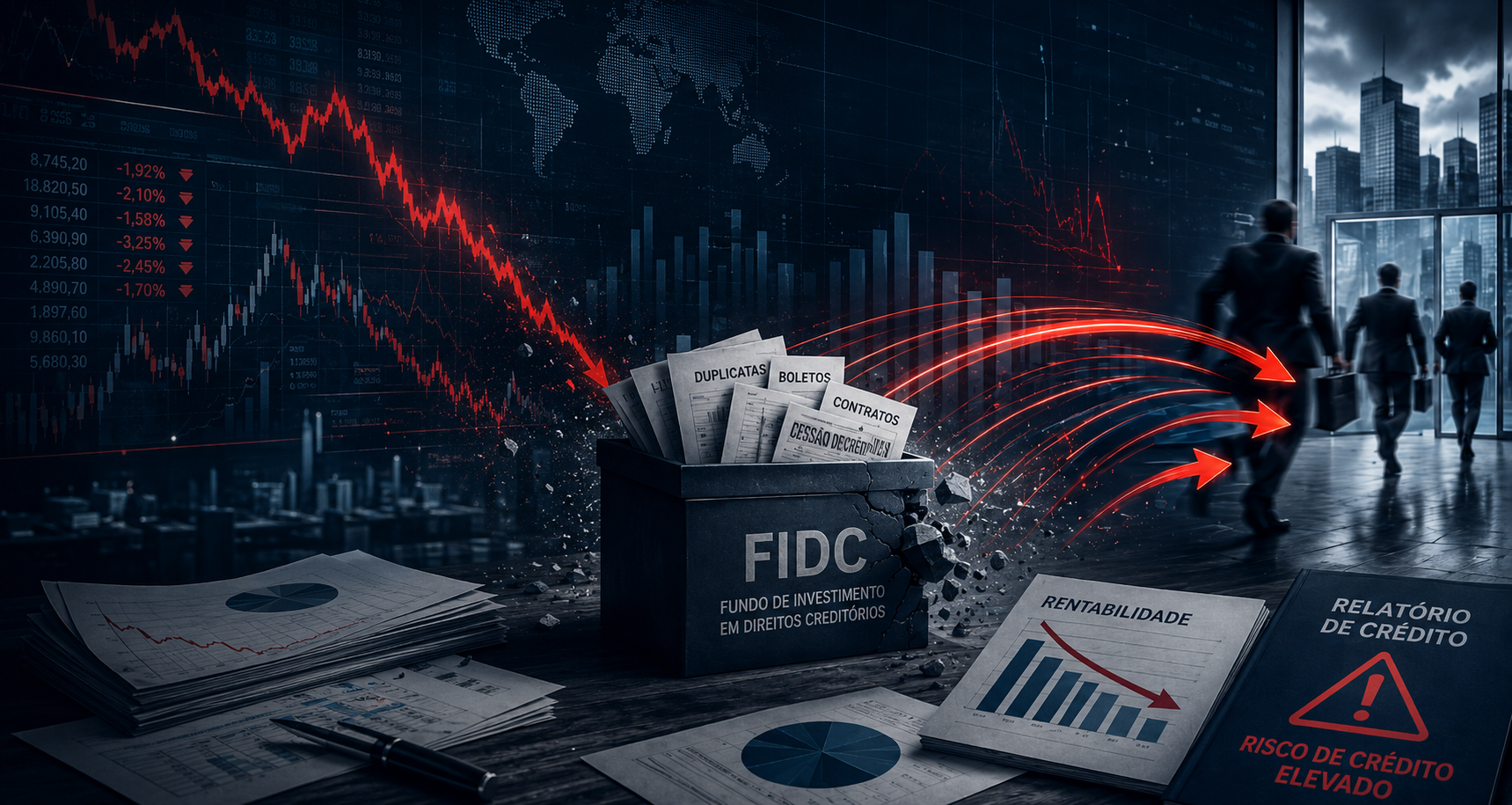Fuga do crédito privado fundos perdem R$ 22 bi em abril enquanto FIDCs avançam