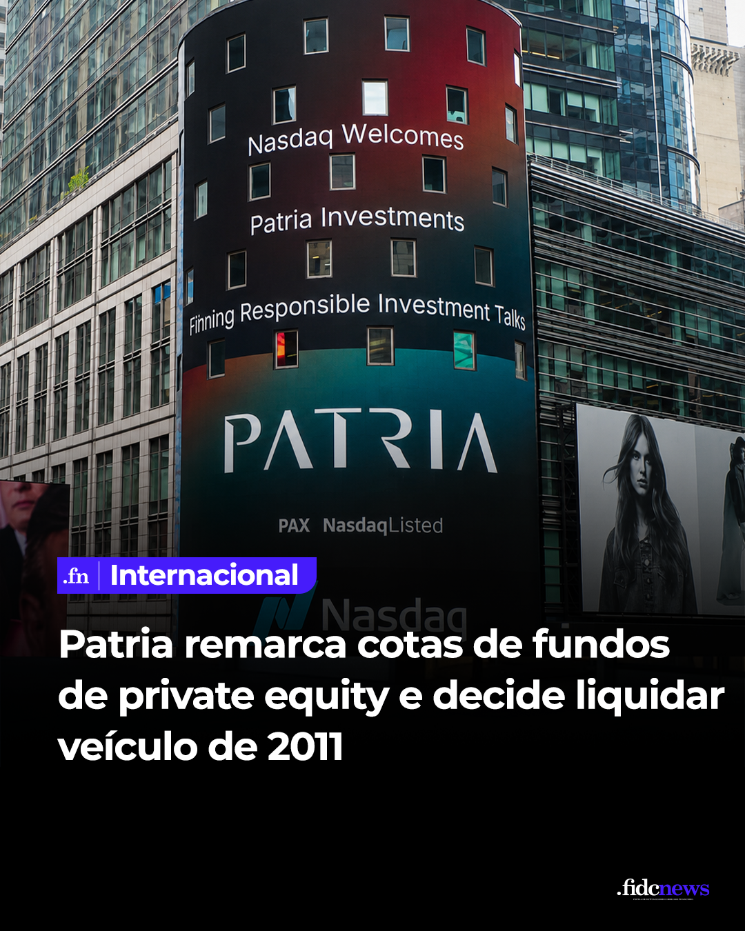 Patria remarca cotas de fundos de private equity e decide liquidar veículo de 2011