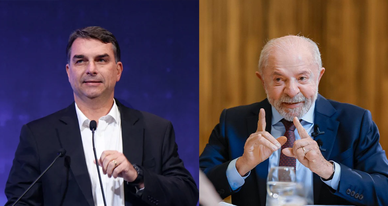 Flávio abre vantagem de 4,4 pontos sobre Lula no 2º turno, mostra pesquisa